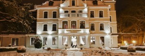 Hotel Fryderyk - widok zimą
